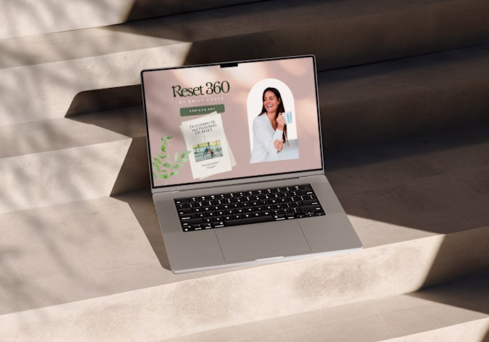 Brand Identity and Sales Page Design for a wellness program