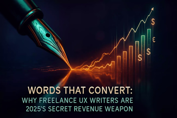 Words That Convert: Why Freelance UX Writers Are 2025’s Secret Revenue Weapon