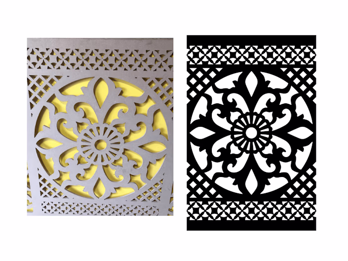Vectorization of patterns from a photo
