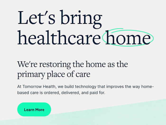 Tomorrow Health Website