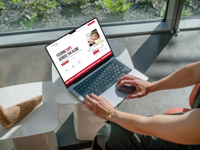 Supportive Hand – Nonprofit Donation Website Design