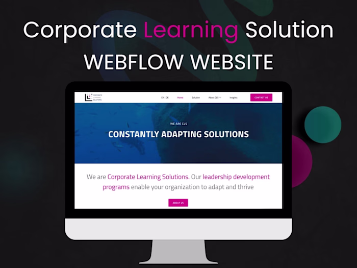 Corporate Learning Solutions | Webflow Website