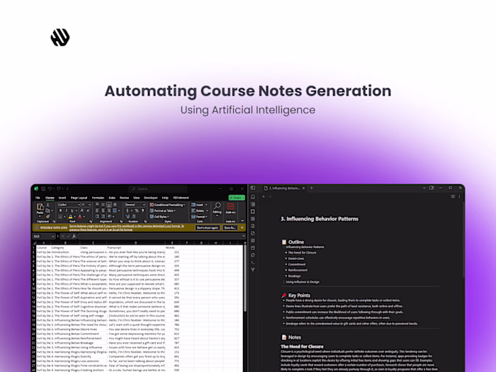 AI Automated Course Notes: Revolutionizing Efficiency with Autom