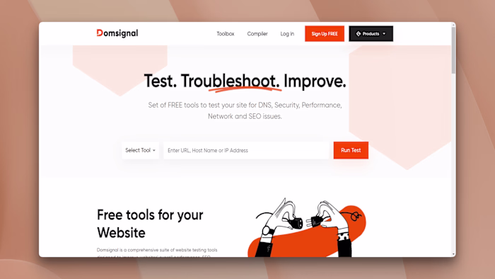 Built Tools for the Internet: Domsignal.com