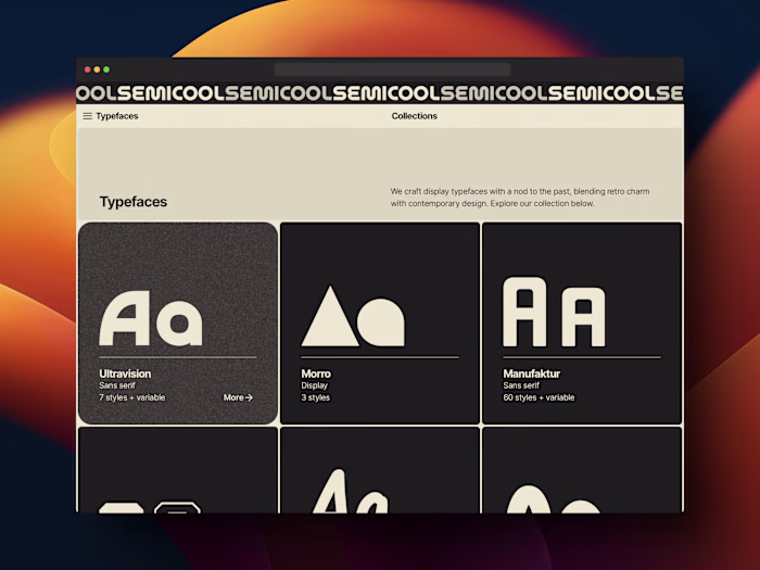 Semicool.xyz - Framer site