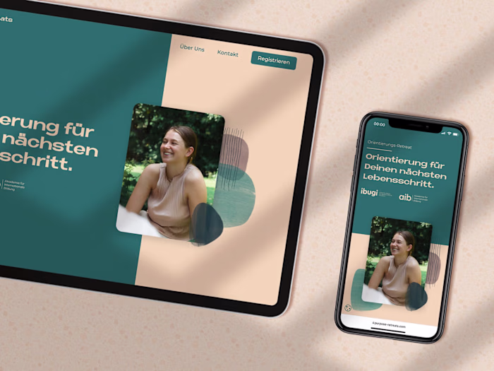 Conscious Branding and Webflow Website for Purpose Retreats