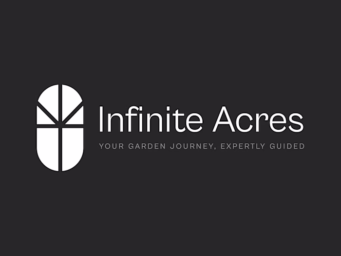 Infinite Acres: Sustainable Garden Design Identity