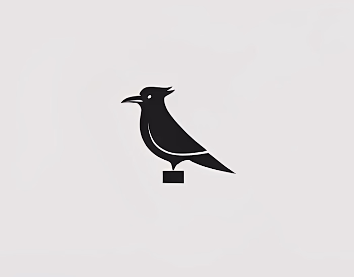 Minimalistic Bird logo design