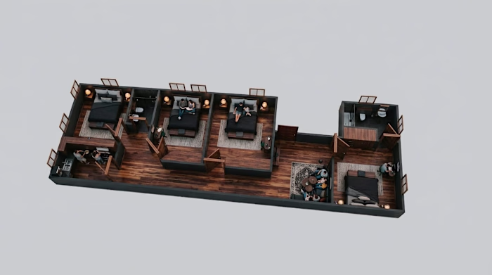 Modern Interior 3D View