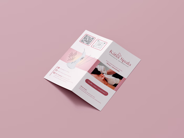 Modern Bifold Brochure Design | Therapy Flyer