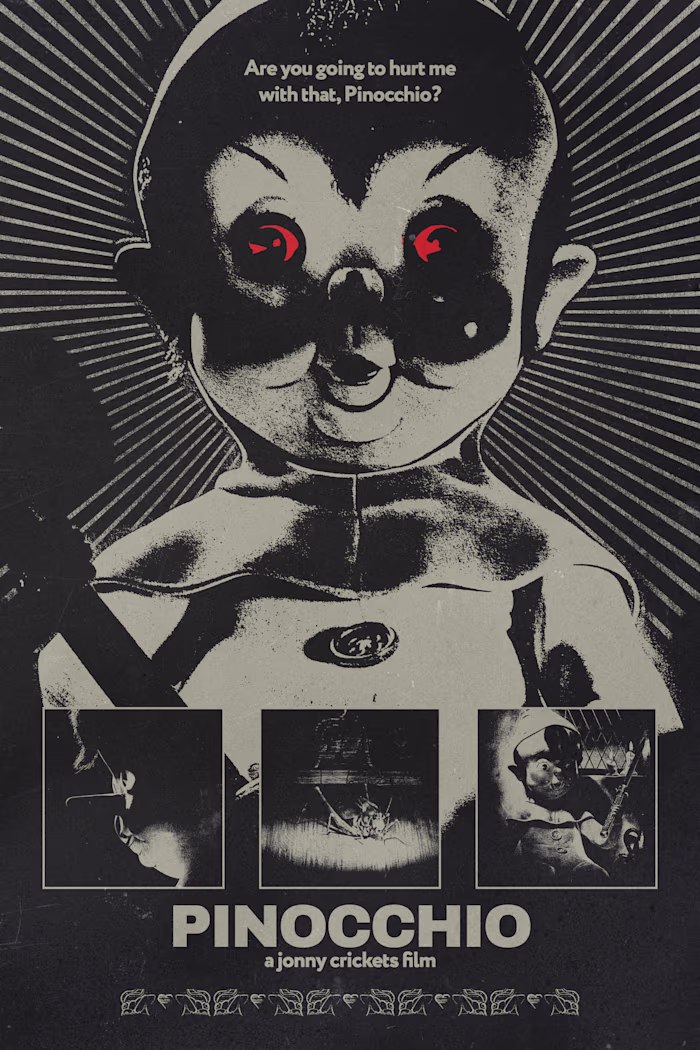 Pinocchio Jonny Crickets Poster Concept