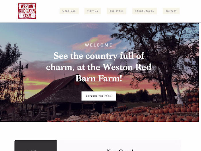 Website design & development for Wedding Venue