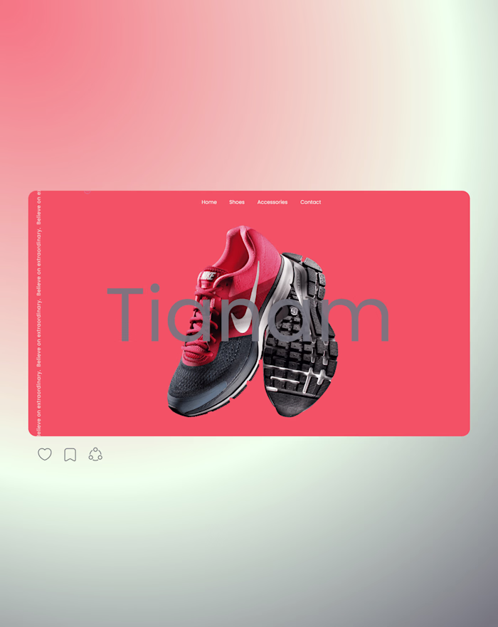 Tianam Hero Section Design | Behance