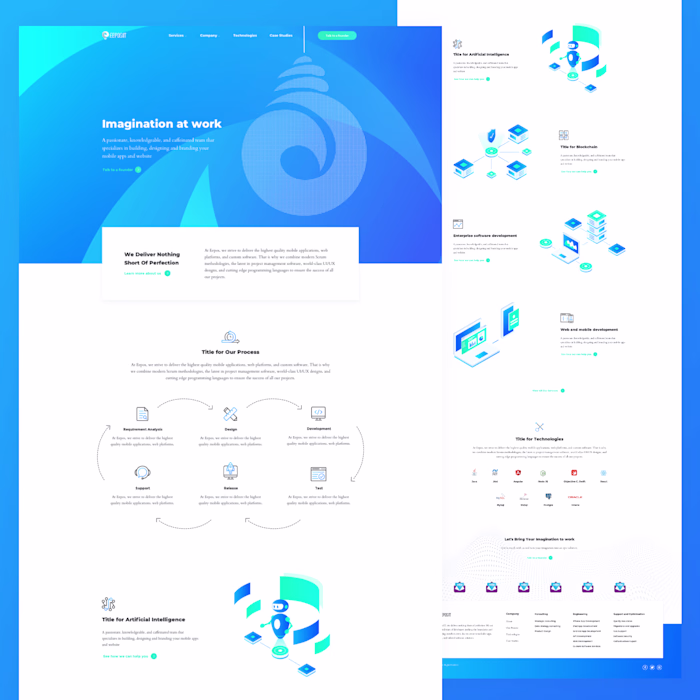 Website Design for EeposIT Services