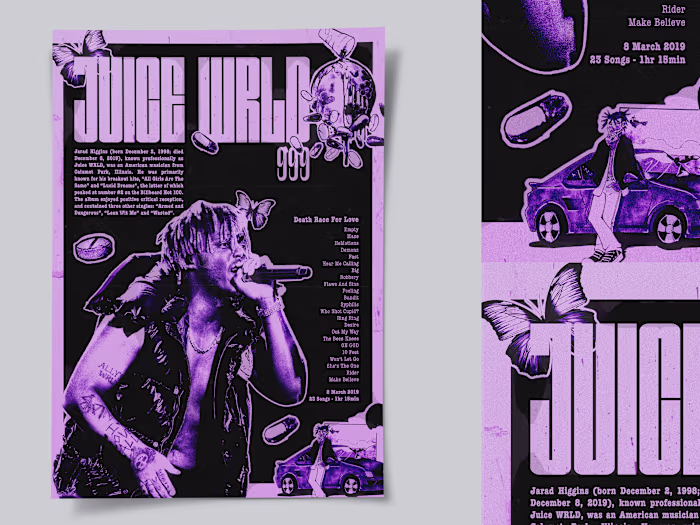 Livia Schneider - Juice WRLD Poster