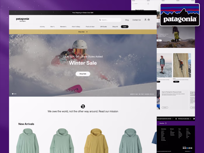 Patagonia Shopify Store Built for Scale & Reliability