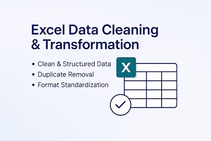 Excel Data Cleaning & Transformation for Business Reporting