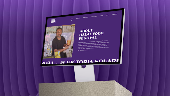 Food Festival Website Design