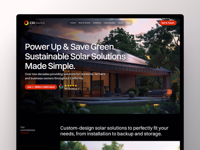 CSS Solar Solution Website