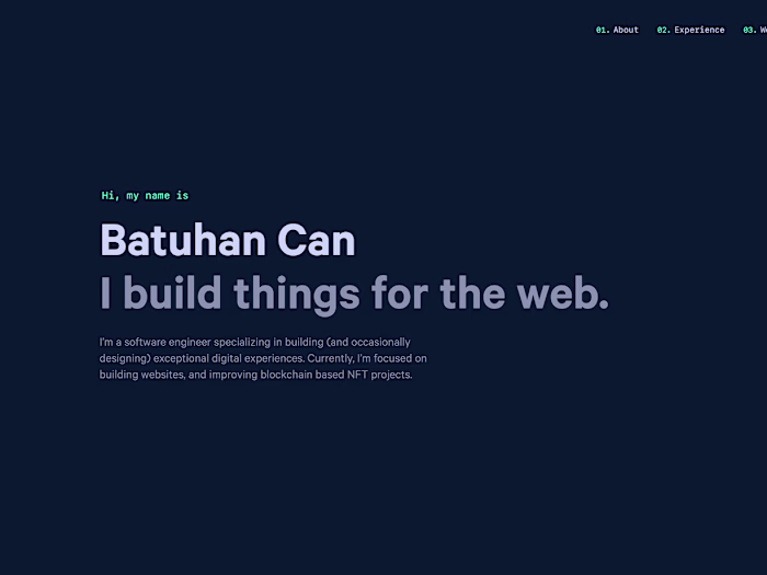 Personal Portfolio