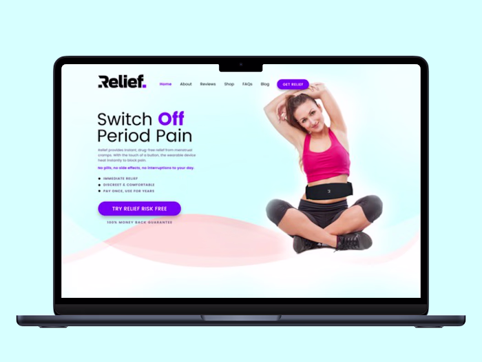 Responsive Landing Page for Online Fitness Coaching