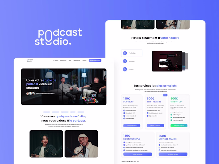 Ambitious Podcast Studio from Bruxelles