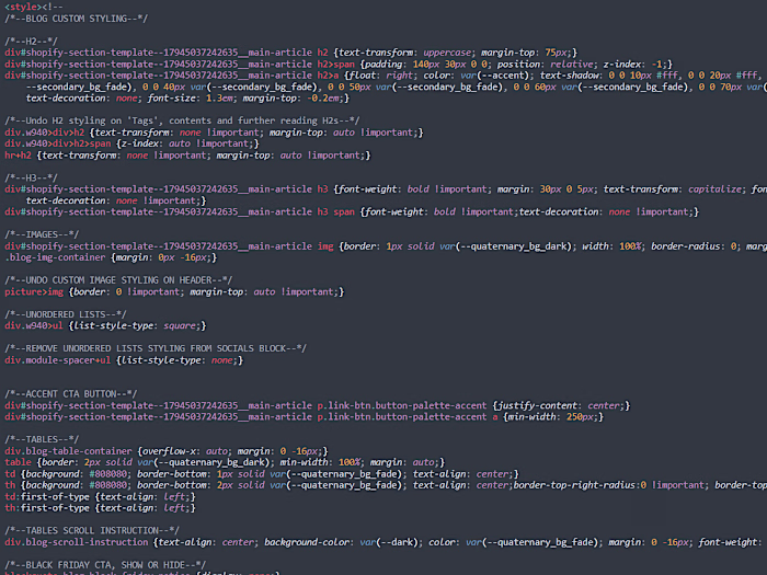 Redesigned Shopify Blog 