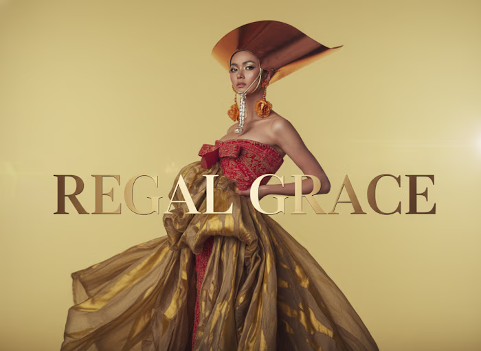 REGAL GRACE was born as a visual manifesto: sharp light, mon...