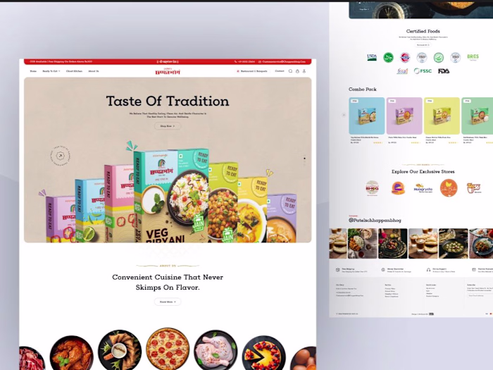 Patel's Chhappanbhog - Shopify Store