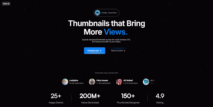 Azure - Thumbnail Designer