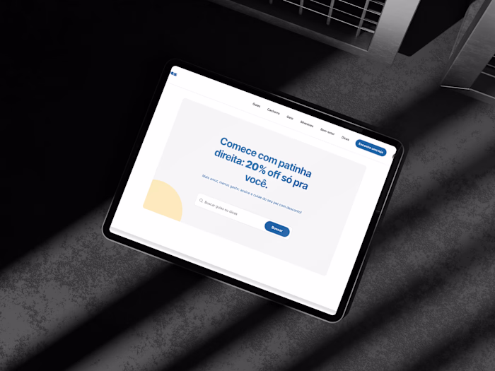 Petz App 'News & Tips' Screen Design