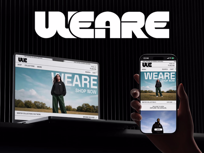 WEARE — Branding & Conversion-Focused eCommerce Design