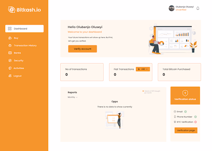 Crypto Payment Solution Design for Bitkash