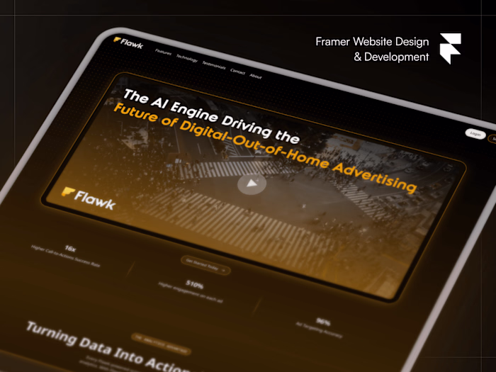 Flawk Website Extension — Technology Page & Homepage Updates