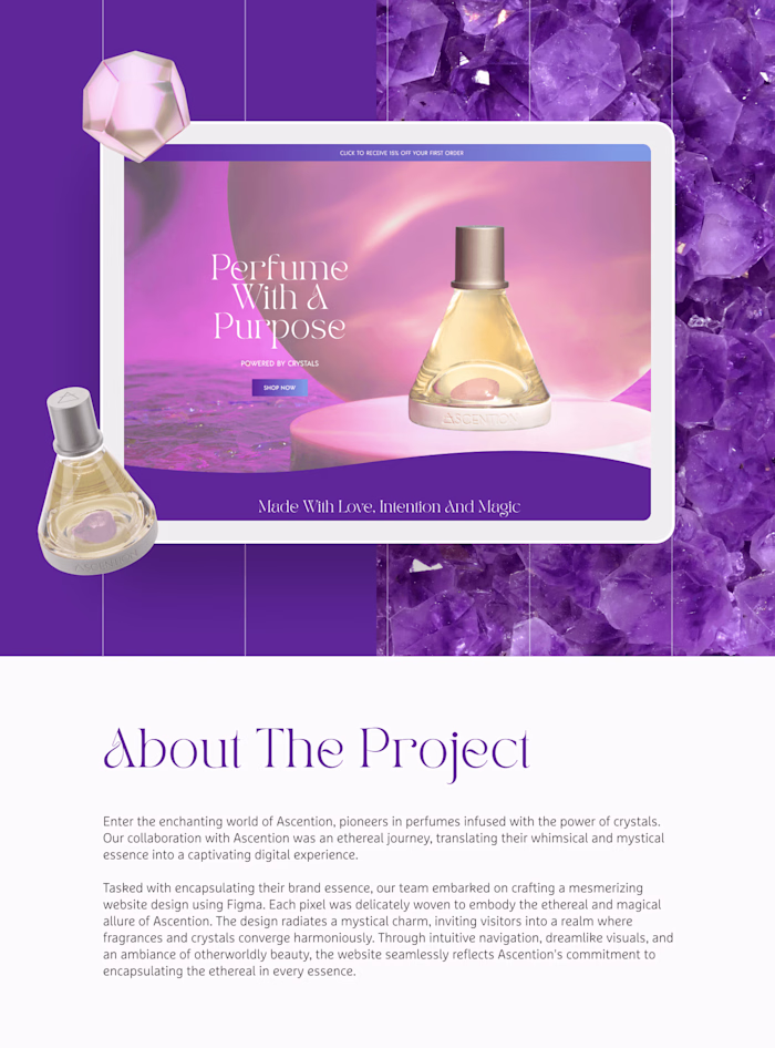 Ascention Beauty - Website UI UX Design & Development :: Behance