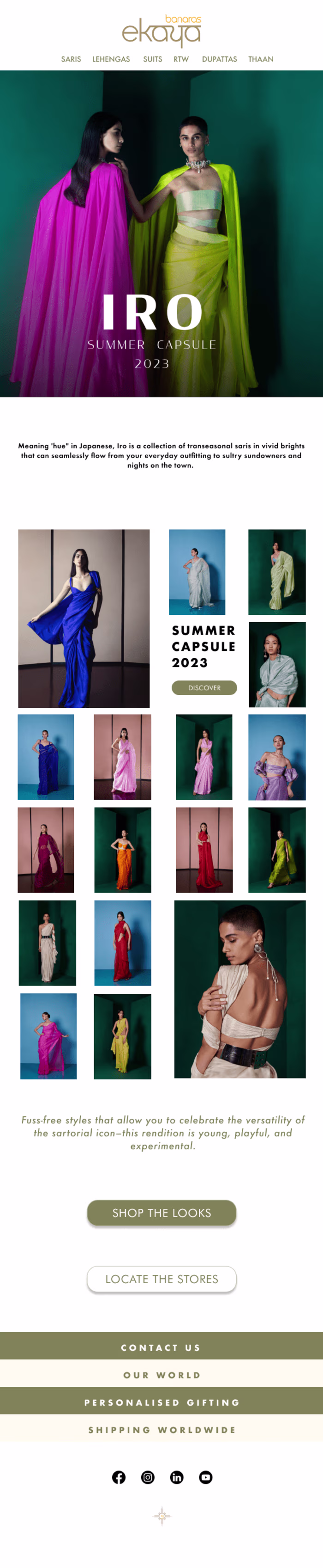 Newsletter Design | Ekaya Banaras