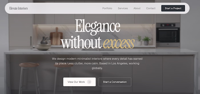 I built this website as
