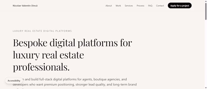Digital platforms for luxury real estate professionals