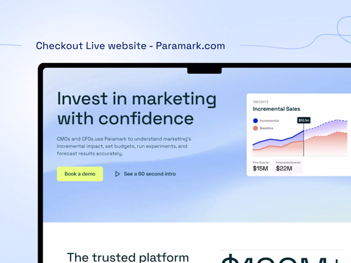 Paramark - B2B SaaS - Figma & Framer Development