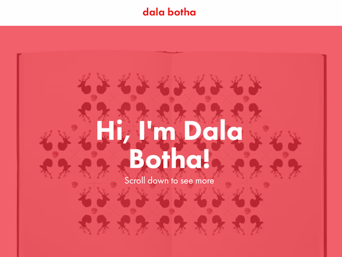 Created portfolio website