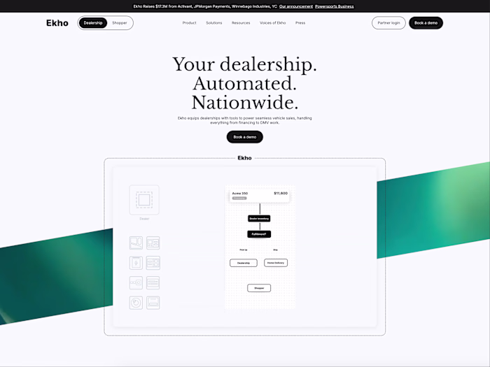 Ekho Dealership - Webflow Rebuild