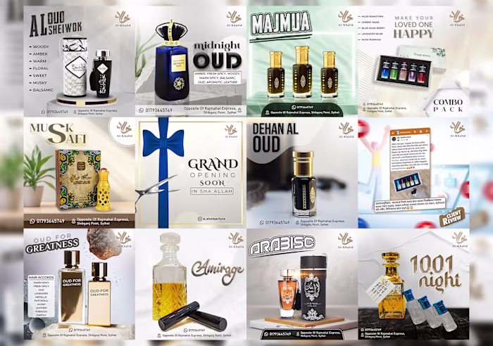 Social Media Perfume Designs
