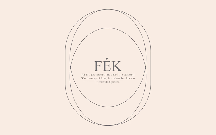 FÉK - JEWELRY BRAND STUDY CONCEPT