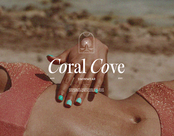 Upscaled swimwear backed by a strategic visual identity.