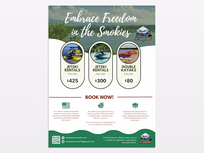 I designed a promotional flyer