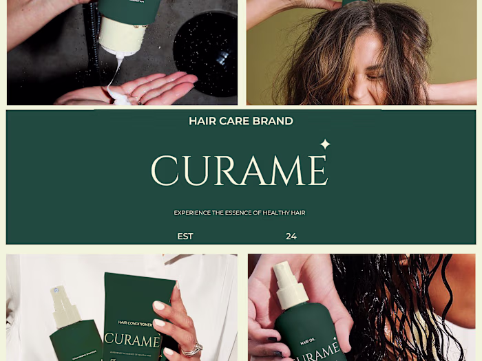 Curame | Haircare Brand Identity