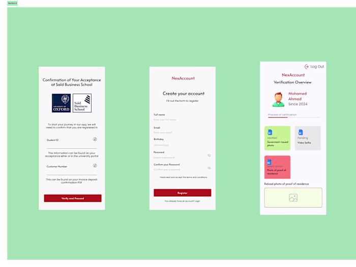 Nexaccount First app version