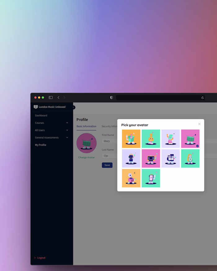 Worked on this Music Learning SaaS, I did both the design an...