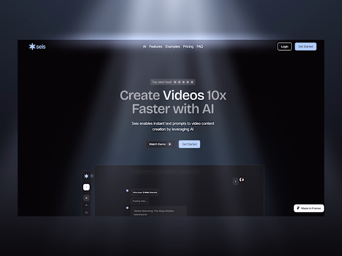 Seis - Saas High Converting Landing Page