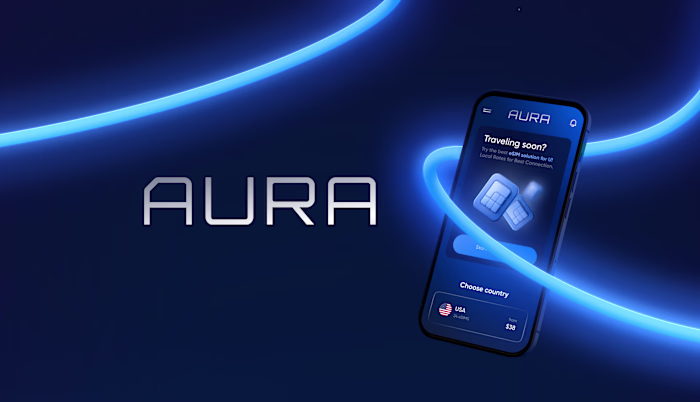 AURA — UX/UI, Branding